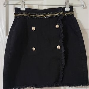 Guess Los Angeles skirt black size SX